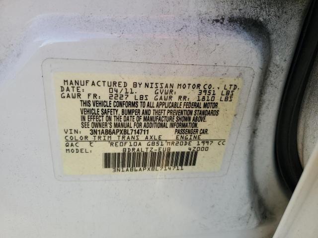 Photo 11 VIN: 3N1AB6APXBL714711 - NISSAN SENTRA 2.0 