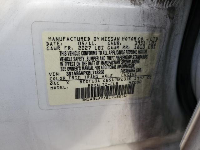 Photo 12 VIN: 3N1AB6APXBL718256 - NISSAN SENTRA 