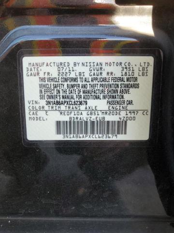 Photo 12 VIN: 3N1AB6APXCL623679 - NISSAN SENTRA 