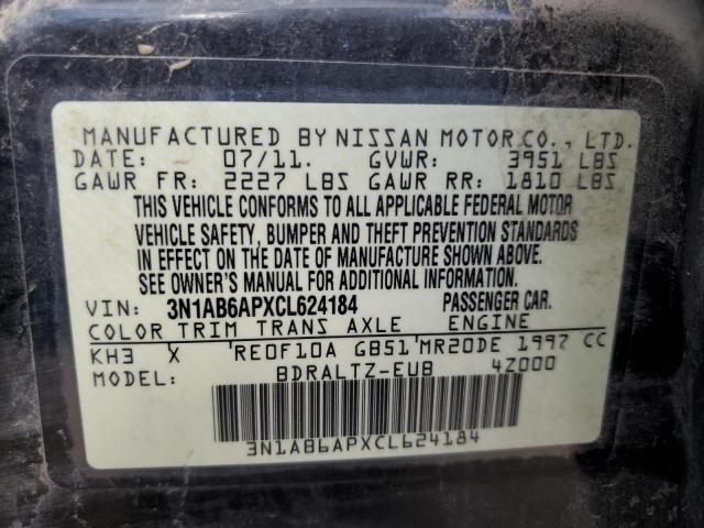 Photo 11 VIN: 3N1AB6APXCL624184 - NISSAN SENTRA 