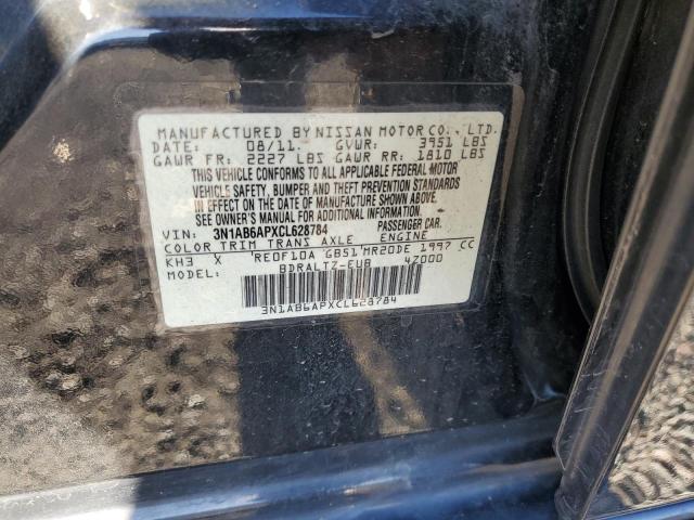 Photo 11 VIN: 3N1AB6APXCL628784 - NISSAN SENTRA 