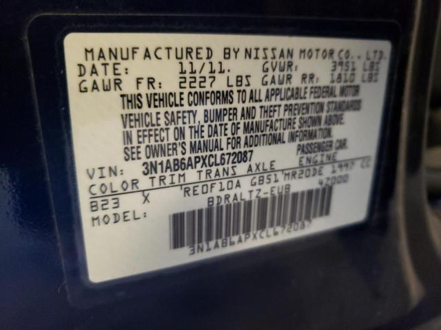 Photo 9 VIN: 3N1AB6APXCL672087 - NISSAN SENTRA 2.0 