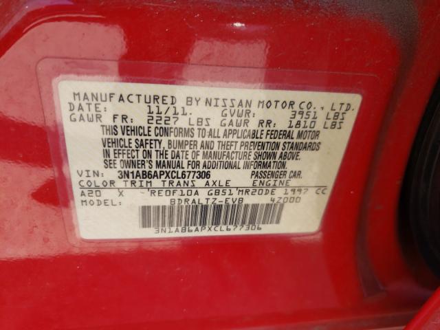 Photo 9 VIN: 3N1AB6APXCL677306 - NISSAN SENTRA 