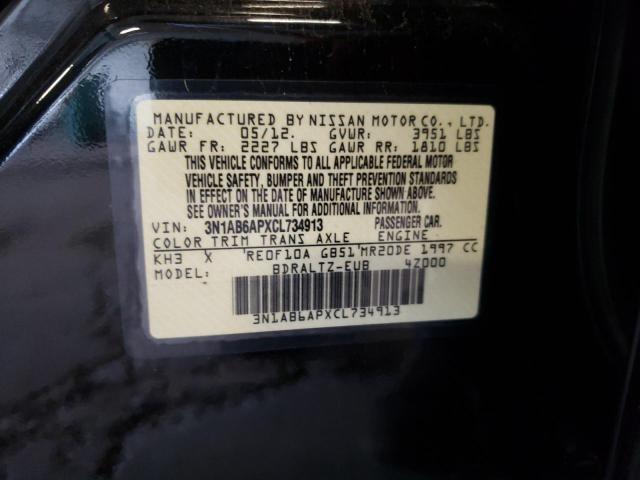 Photo 11 VIN: 3N1AB6APXCL734913 - NISSAN SENTRA 