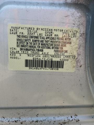 Photo 12 VIN: 3N1AB6APXCL738458 - NISSAN SENTRA 