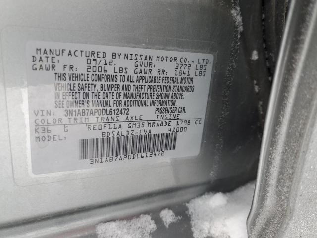 Photo 11 VIN: 3N1AB7AP0DL612472 - NISSAN SENTRA S 