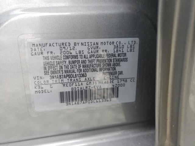 Photo 9 VIN: 3N1AB7AP0DL613363 - NISSAN SENTRA S 