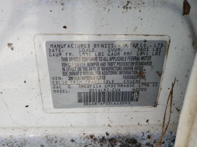 Photo 11 VIN: 3N1AB7AP0DL615243 - NISSAN SENTRA S 