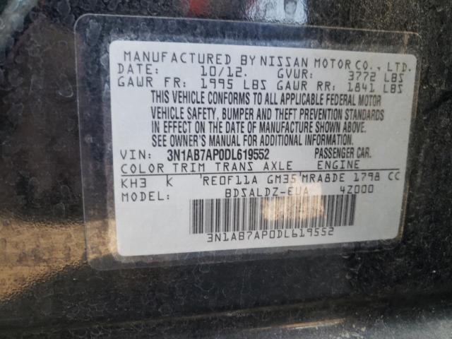 Photo 11 VIN: 3N1AB7AP0DL619552 - NISSAN SENTRA 