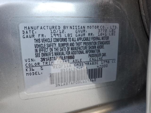 Photo 11 VIN: 3N1AB7AP0DL619860 - NISSAN SENTRA S 