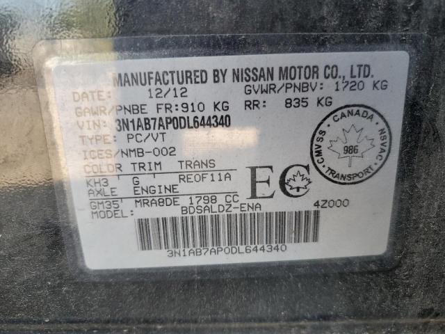 Photo 11 VIN: 3N1AB7AP0DL644340 - NISSAN SENTRA S 