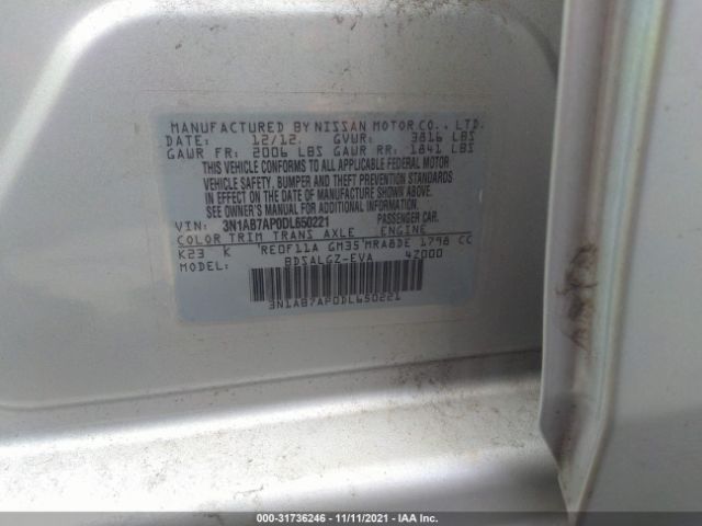 Photo 8 VIN: 3N1AB7AP0DL650221 - NISSAN SENTRA 