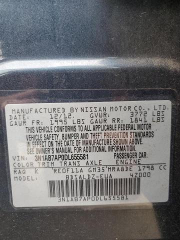 Photo 11 VIN: 3N1AB7AP0DL655581 - NISSAN SENTRA S 