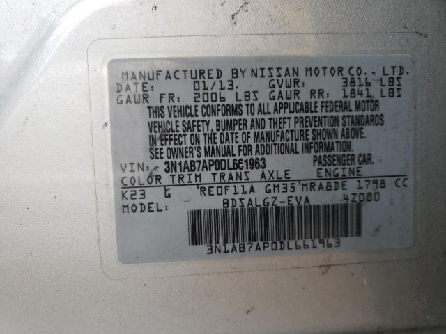 Photo 11 VIN: 3N1AB7AP0DL661963 - NISSAN SENTRA S 