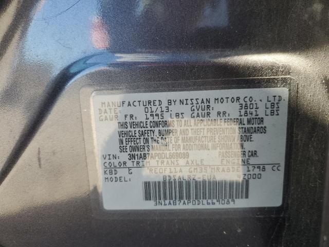 Photo 12 VIN: 3N1AB7AP0DL669089 - NISSAN SENTRA S 