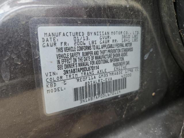 Photo 11 VIN: 3N1AB7AP0DL670114 - NISSAN SENTRA 