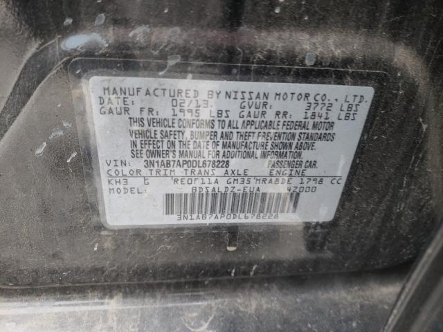 Photo 9 VIN: 3N1AB7AP0DL678228 - NISSAN SENTRA S 