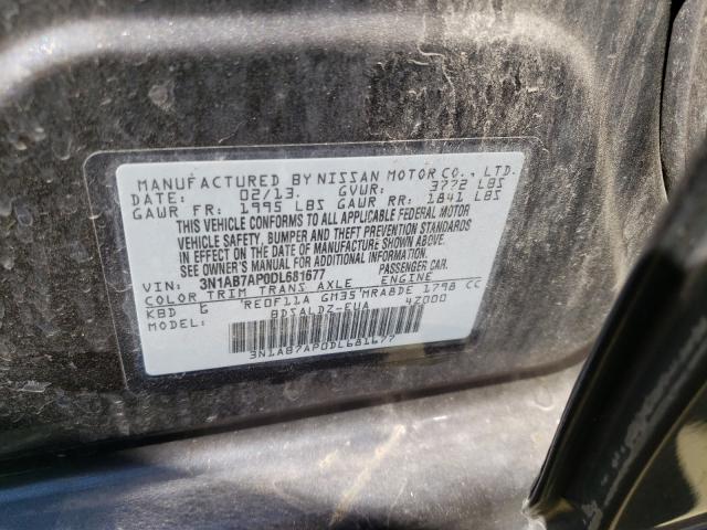 Photo 9 VIN: 3N1AB7AP0DL681677 - NISSAN SENTRA S 