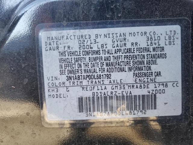 Photo 11 VIN: 3N1AB7AP0DL681792 - NISSAN SENTRA S 