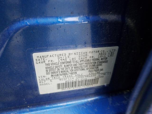 Photo 9 VIN: 3N1AB7AP0DL719229 - NISSAN SENTRA S 