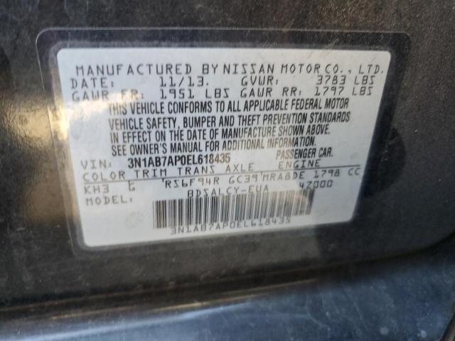 Photo 11 VIN: 3N1AB7AP0EL618435 - NISSAN SENTRA 