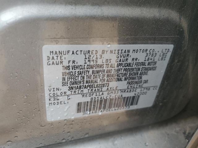 Photo 11 VIN: 3N1AB7AP0EL622873 - NISSAN SENTRA S 