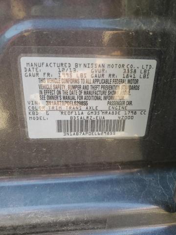 Photo 11 VIN: 3N1AB7AP0EL629855 - NISSAN SENTRA S 