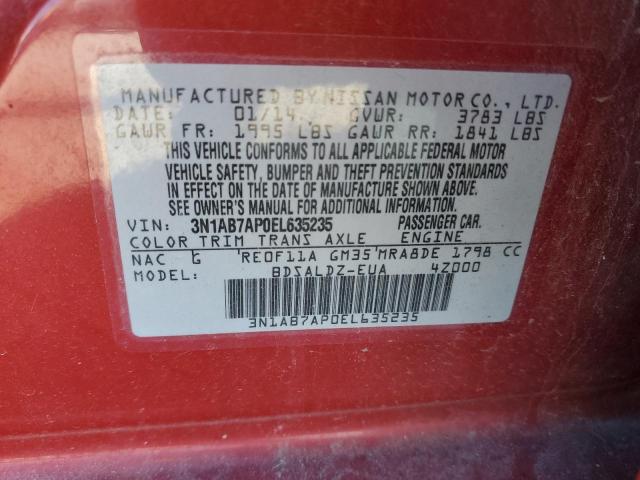 Photo 11 VIN: 3N1AB7AP0EL635235 - NISSAN SENTRA 