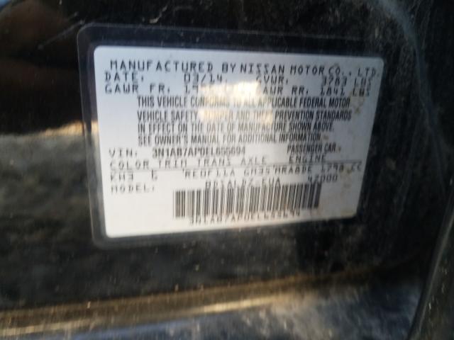 Photo 9 VIN: 3N1AB7AP0EL655694 - NISSAN SENTRA S 