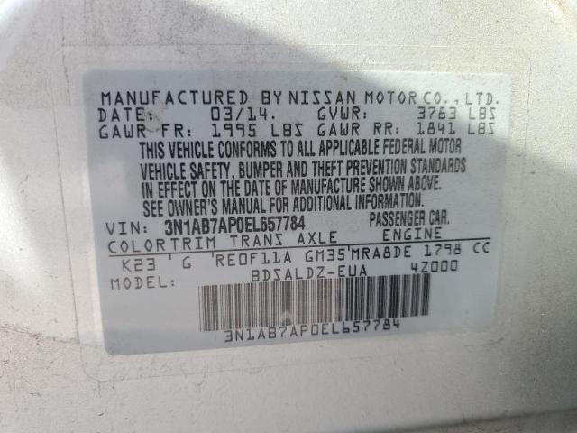 Photo 11 VIN: 3N1AB7AP0EL657784 - NISSAN SENTRA 