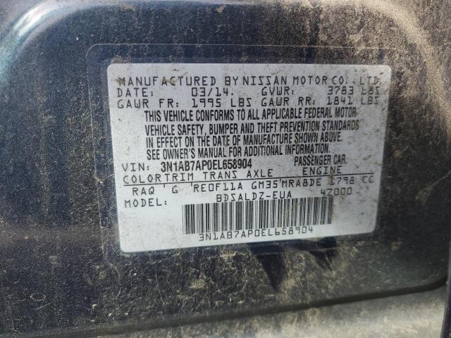 Photo 11 VIN: 3N1AB7AP0EL658904 - NISSAN SENTRA 