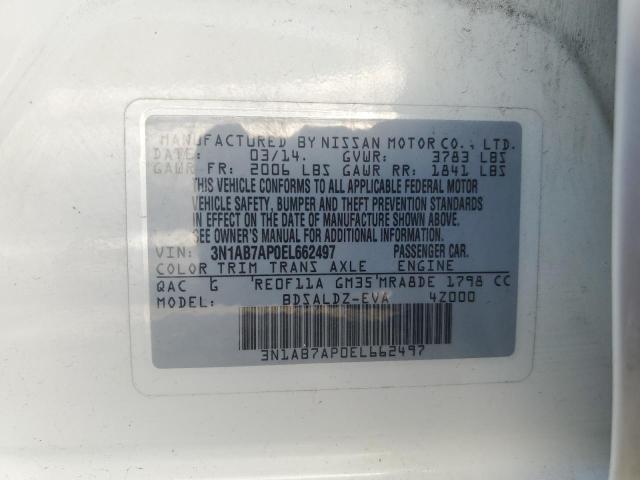 Photo 11 VIN: 3N1AB7AP0EL662497 - NISSAN SENTRA S 