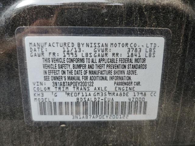 Photo 11 VIN: 3N1AB7AP0EY200122 - NISSAN SENTRA S 