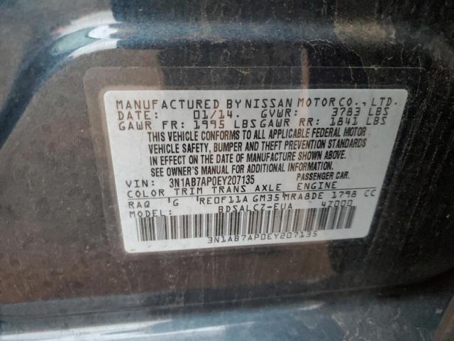 Photo 12 VIN: 3N1AB7AP0EY207135 - NISSAN SENTRA S 