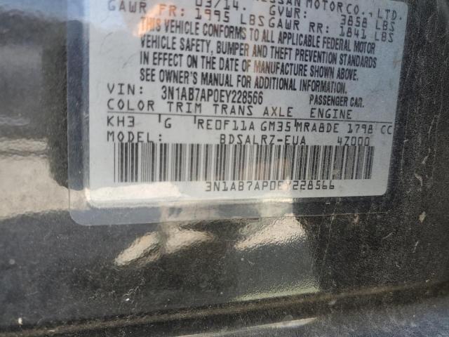 Photo 11 VIN: 3N1AB7AP0EY228566 - NISSAN SENTRA S 