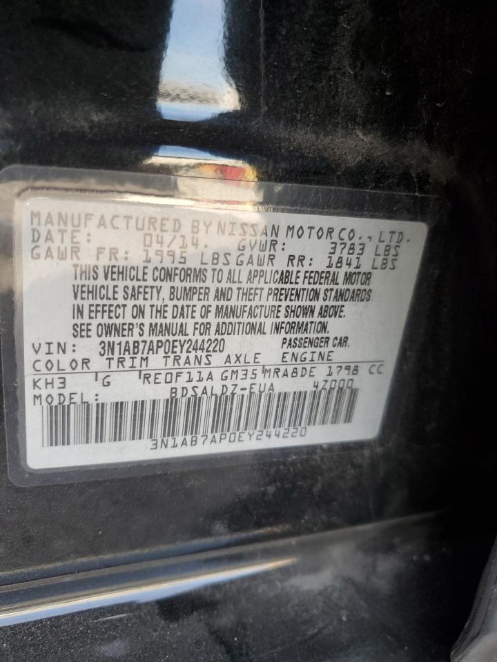 Photo 11 VIN: 3N1AB7AP0EY244220 - NISSAN SENTRA 