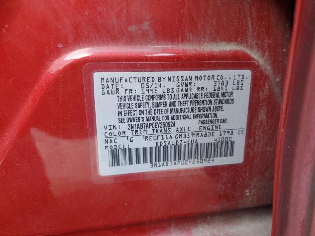 Photo 11 VIN: 3N1AB7AP0EY250924 - NISSAN SENTRA S 