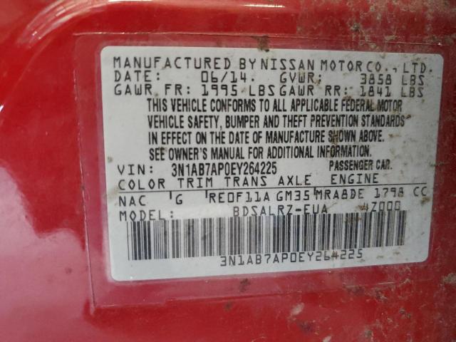 Photo 12 VIN: 3N1AB7AP0EY264225 - NISSAN SENTRA 