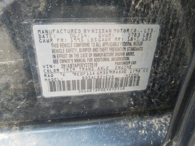 Photo 9 VIN: 3N1AB7AP0EY272518 - NISSAN SENTRA S 