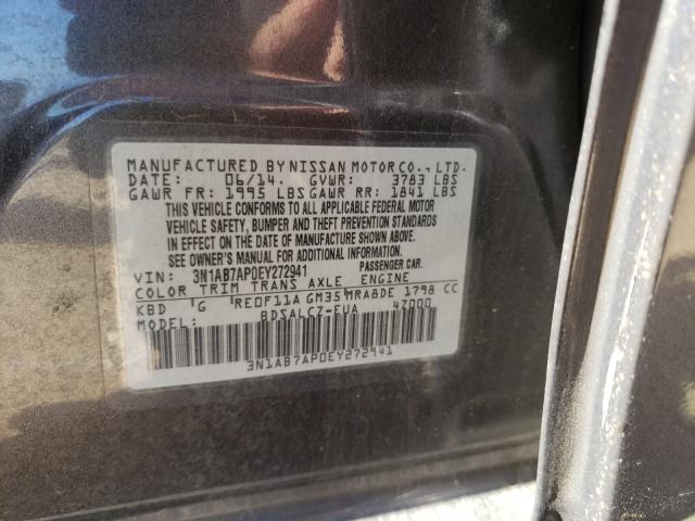 Photo 9 VIN: 3N1AB7AP0EY272941 - NISSAN SENTRA 