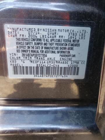 Photo 12 VIN: 3N1AB7AP0EY277654 - NISSAN SENTRA S 