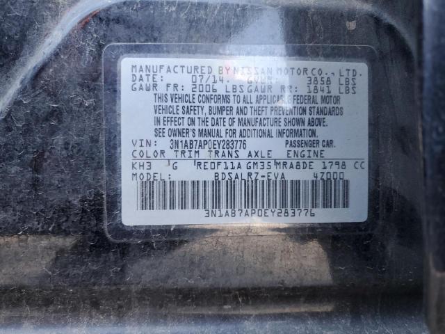 Photo 11 VIN: 3N1AB7AP0EY283776 - NISSAN SENTRA S 