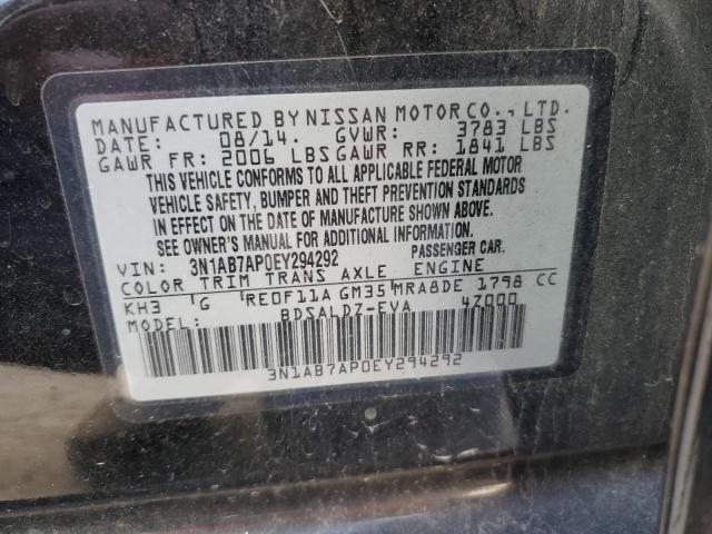 Photo 11 VIN: 3N1AB7AP0EY294292 - NISSAN SENTRA 