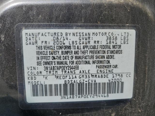 Photo 11 VIN: 3N1AB7AP0EY294468 - NISSAN SENTRA 