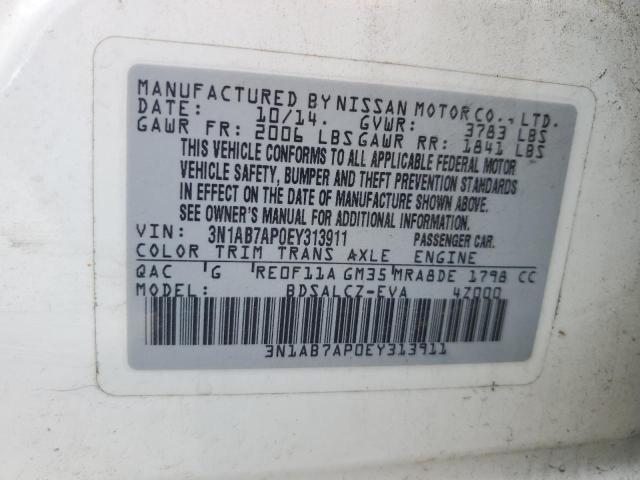 Photo 12 VIN: 3N1AB7AP0EY313911 - NISSAN SENTRA 