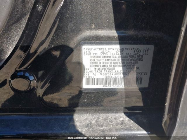 Photo 8 VIN: 3N1AB7AP0EY324603 - NISSAN SENTRA 