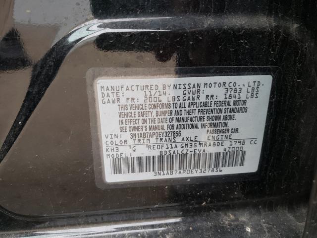 Photo 9 VIN: 3N1AB7AP0EY327856 - NISSAN SENTRA S 