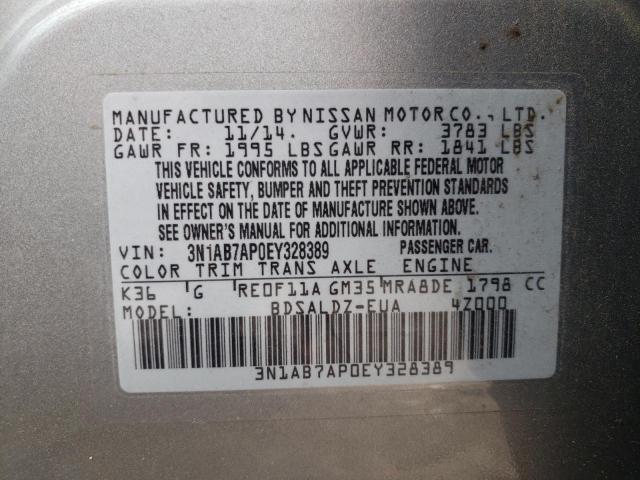 Photo 11 VIN: 3N1AB7AP0EY328389 - NISSAN SENTRA 