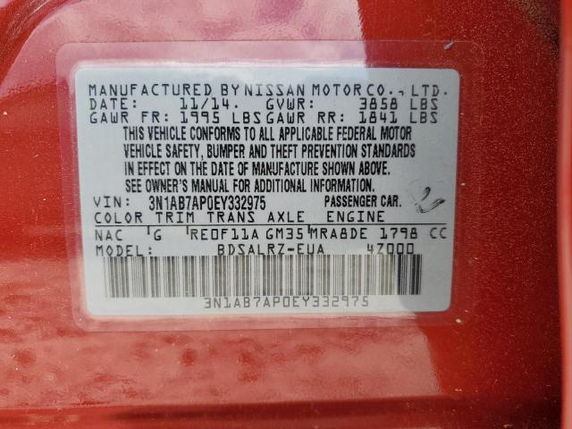 Photo 11 VIN: 3N1AB7AP0EY332975 - NISSAN SENTRA 