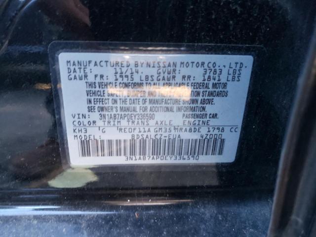 Photo 9 VIN: 3N1AB7AP0EY336590 - NISSAN SENTRA S 